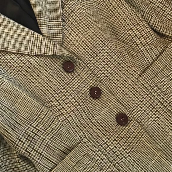 Anne Klein Plaid Print Suit Jacket - Picture 2 of 4